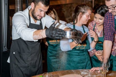 イタリア語料理教室フレッシュパスタと伝統ティラミス