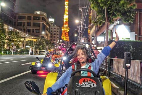 Shibuya Crossing x Tokyo Tower Go-Kart tur (IDP og pass kreves)