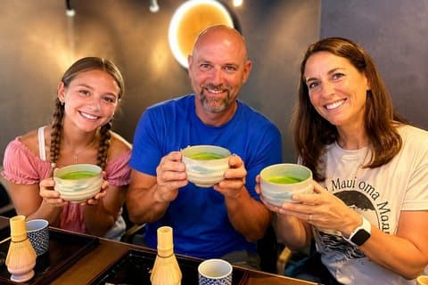 Tokyo: Matcha Workshop with Japanese Sweets in Shibuya