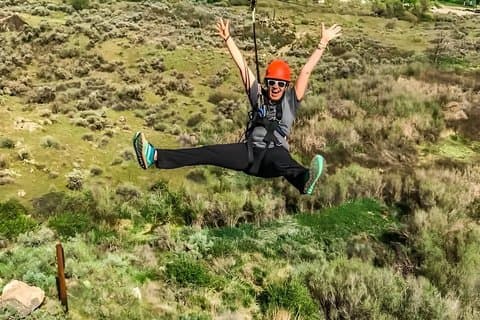 Zipline Adventure in the Snake River Canyon