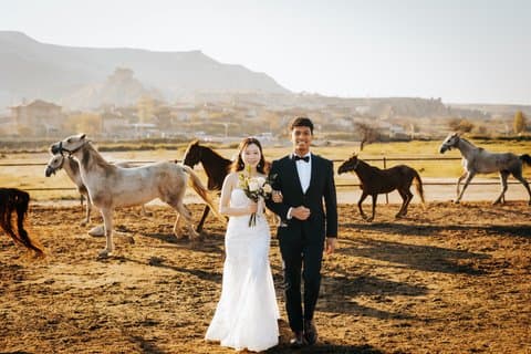 Cappadocia Running Horses Photoshoot with Instagram Reels