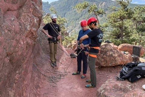 Outdoor Rock Climbing in Boulder for Beginners and First Timers