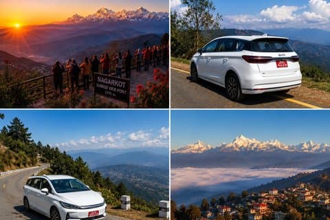 Nagarkot Sunrise View Tour Grupp Följ med från Katmandu