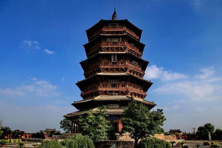 Private Tour of Datong Hanging Monastery and Yingxian Wooden Pagoda