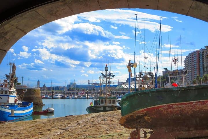 Santurtzi pretty coastal town