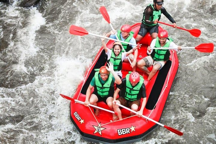 Water Rafting adventure with Jungle Swing & rice terraces