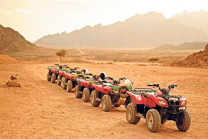 Desert Safari by Quad Bike Around Pyramids