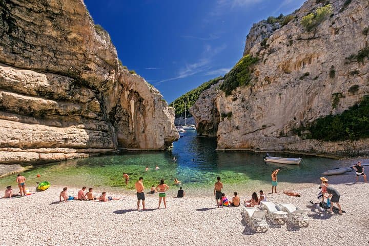 Blue Cave and Pakleni Islands group Tour from Hvar