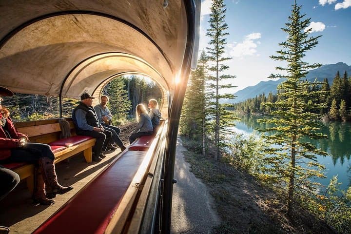 Covered Wagon Ride in Banff with Western Cookout