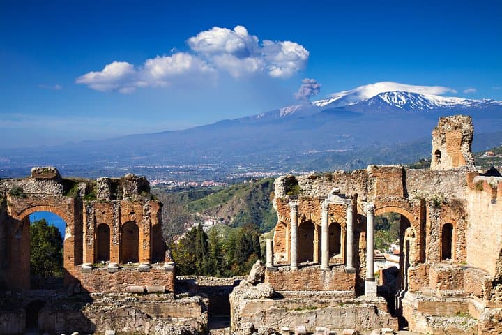 Mt. Etna and Taormina