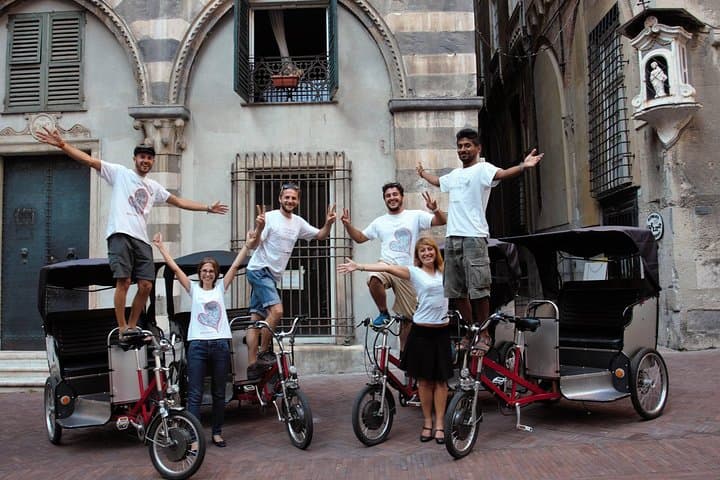 Rickshaw tour in Genova