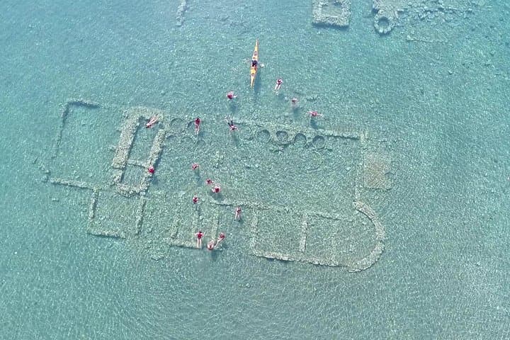 Explore the the sunken city and the small ancient theatre