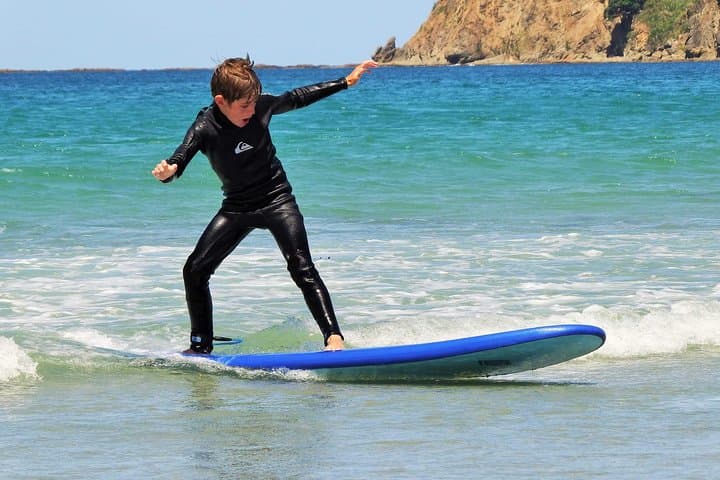 Beginner Surf Lesson at Te Arai Beach