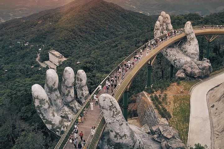 Discover Ba Na Hills and the unique Golden Hand Bridge