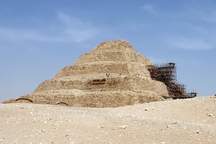 Private trip to Giza pyramids Sakkara Memphis & shopping