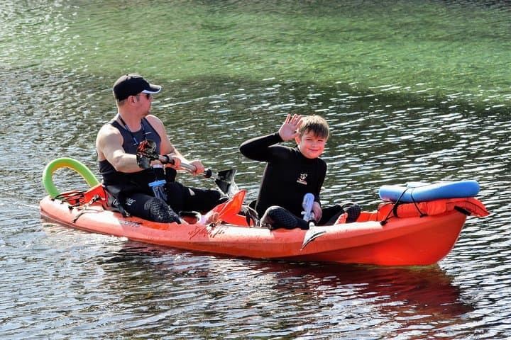 4 Hour Tandem Kayak Rental For Two People In Crystal River, Florida