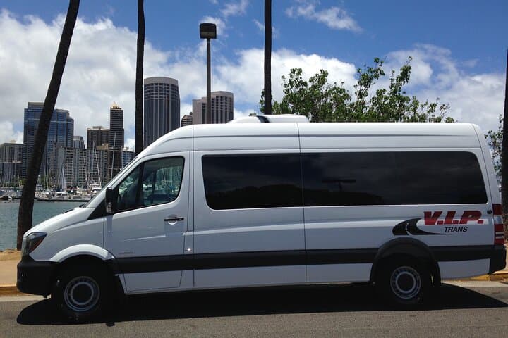 Arrival Transfer: Airport Shuttle Honolulu and Waikiki or Cruise Terminal