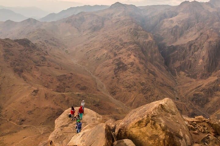 Mount Sinai Sunrise and Saint Catherine's Monastery from Sharm el Sheikh