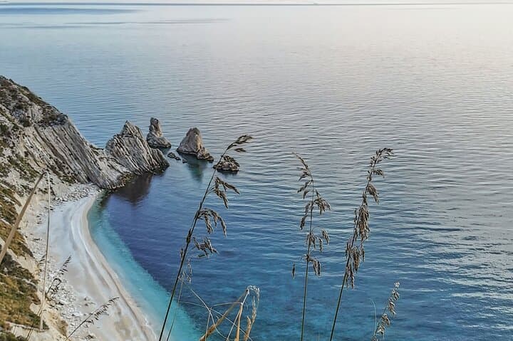 Sunrise on the sea with breakfast