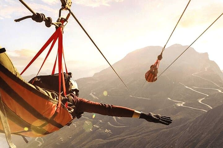 Jebel Jais Zipline Activity From Dubai