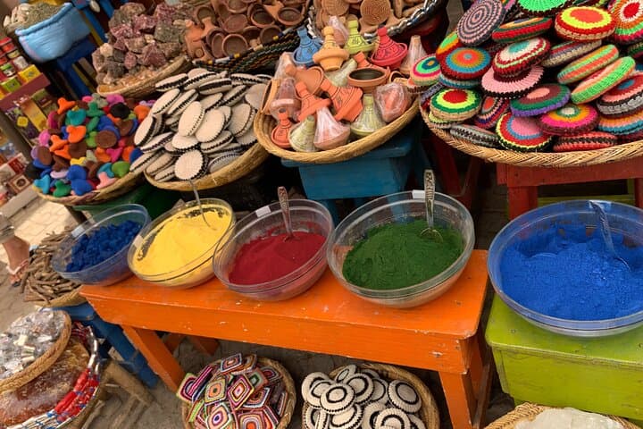 Marrakech souks and Foundoks