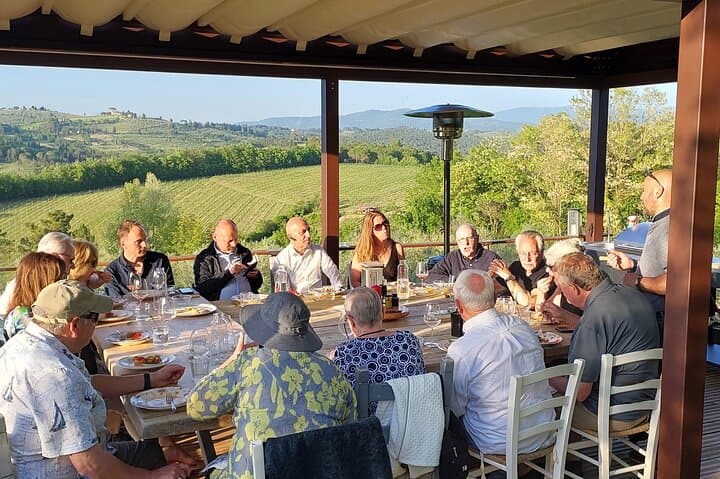 Private Aperi-Dinner on the Terrace in Chianti