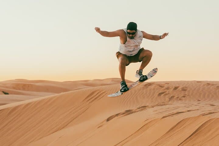 Sandboarding in agadir (Sand Surfing)with Ocean View