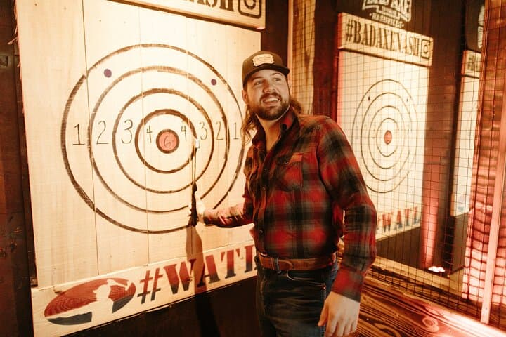 Axe Throwing Experience with Private Lane and Coach