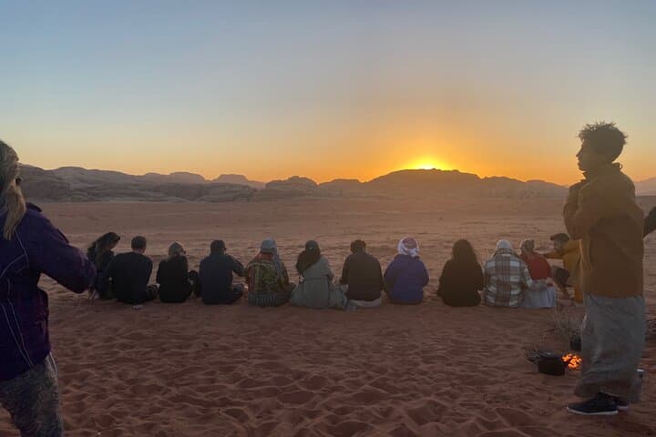 Explore Wadi Rum: Jeep Tour, Bed and Breakfast, and Dinner