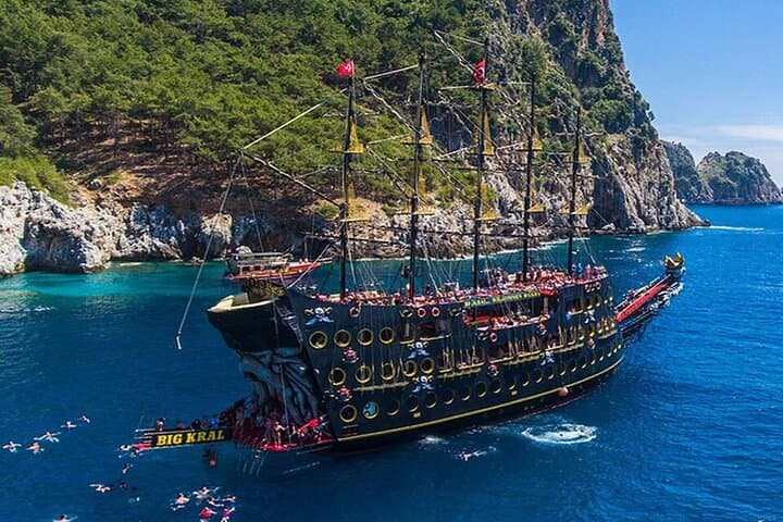 Side Big Kral Pirate Boat Trip - Biggest Pirate Boat Ever