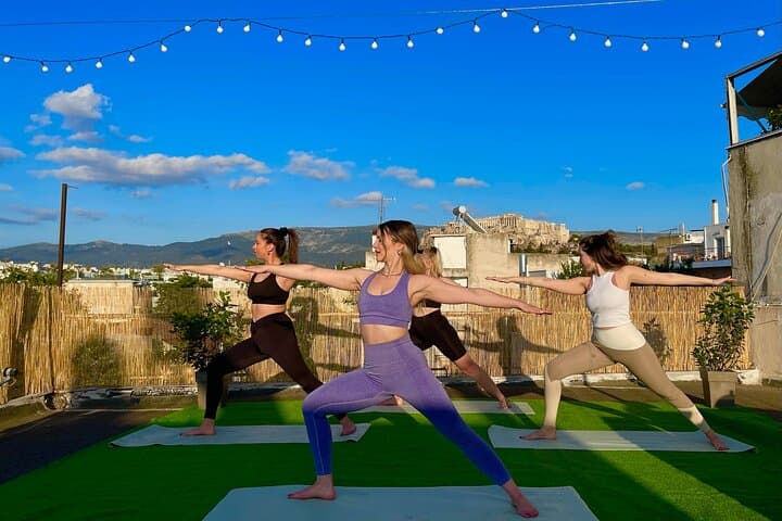 Athens Acropolis View Yoga and Pilates: Morning or Sunset Option