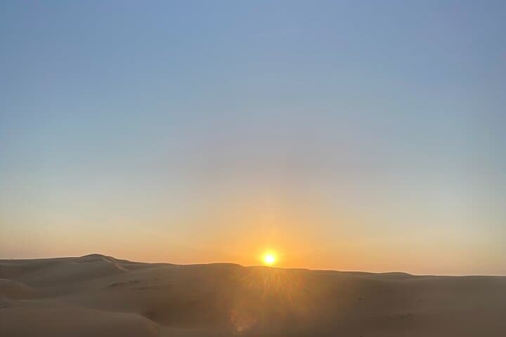 Sunset watching in Al Wahiba Sand