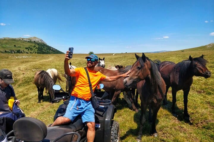 Full-Day Quad and Wild Horses Safari in Livno from Split