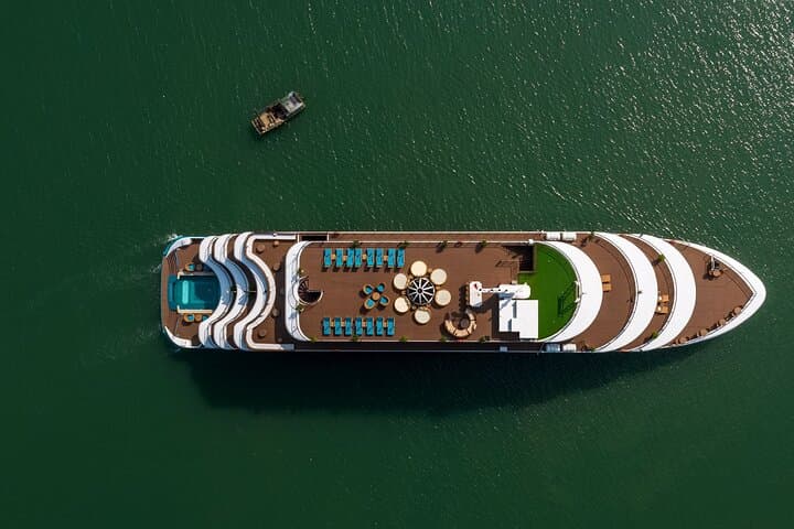 Capella Cruise 3-day Explore Halong Bay and Lan Ha Bay from Hanoi