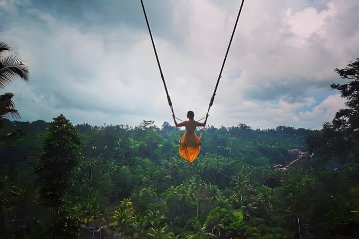 Bali Swing Activities and Uluwatu Sunset Trip with Dinner Package