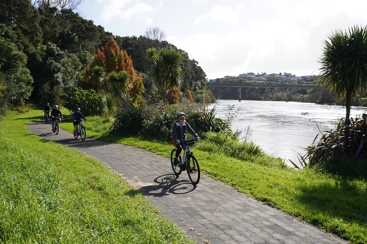 Full Day Guided Waikato River Trail E-bike Tour