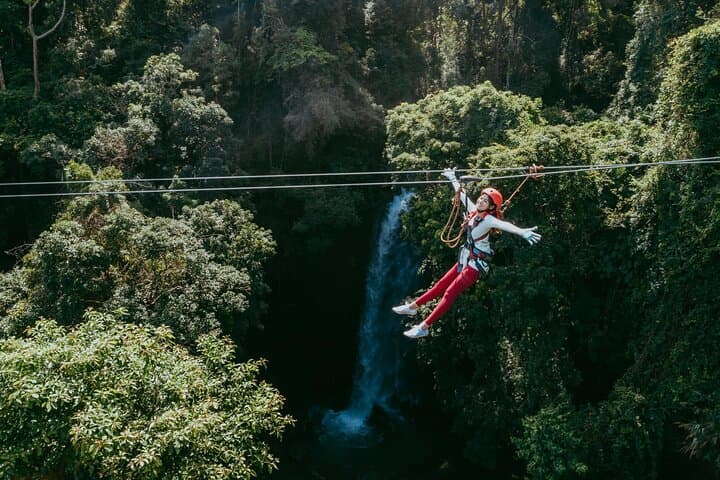 Vientiane Zipline by the Waterfall