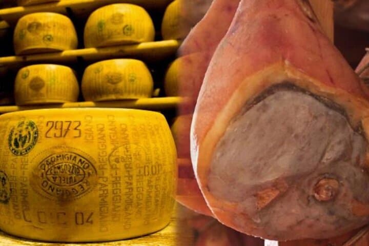 Tour Parmigiano Reggiano dairy and Parma ham