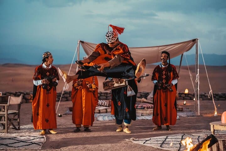 Desert Agafay Dinner Show and Camel Ride with Magical view