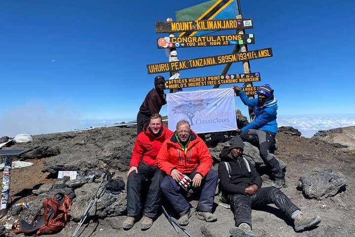 5 Day Kilimanjaro Climb Through Marangu Route with Huts