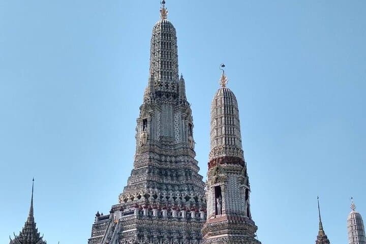 Grand palace, Wat Pho, Wat Arun & Boat Trip (Half Day)