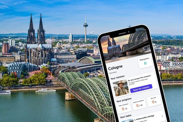 Cologne Exploration Game and City Tour on your Phone