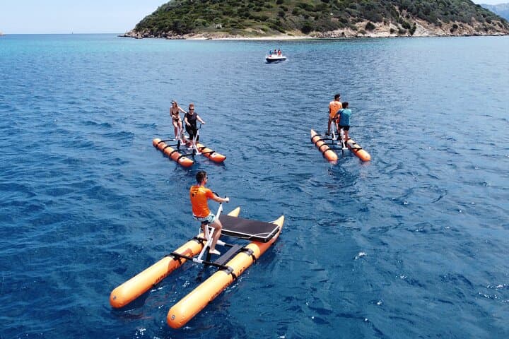 Hydrobike tour with aperitif and dolphins