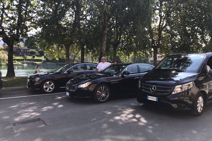 Milan Malpensa airport transfer to Como City Transfer sedan car