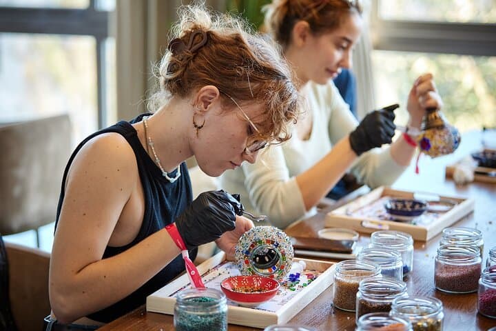 Istanbul: Turkish Mosaic Lamp Workshop in Galata – All Included