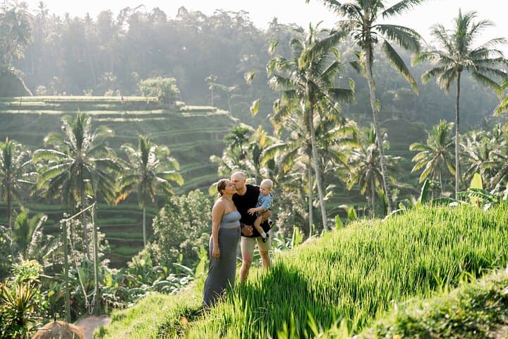 Monkey Forest, Temple, Waterfall and Rice Terrace in Ubud Tour