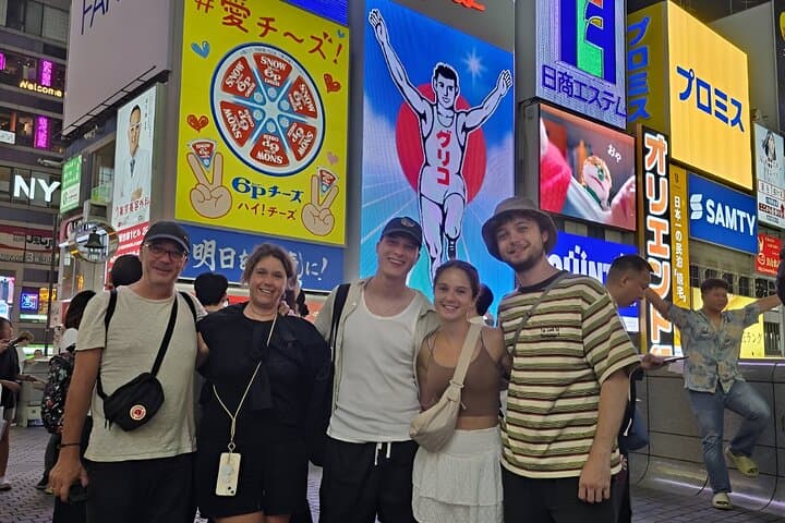 Osaka Bites & Sights Private food Tour in Dotonbori & Namba