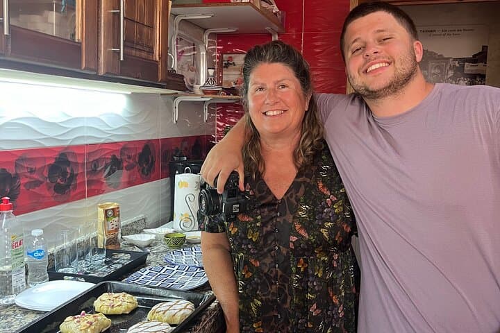 Cooking and eating with a local family