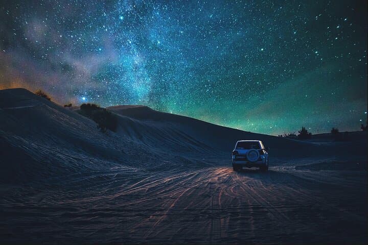 Doha Night Desert Safari Stargazing Dune Drive Camel Ride