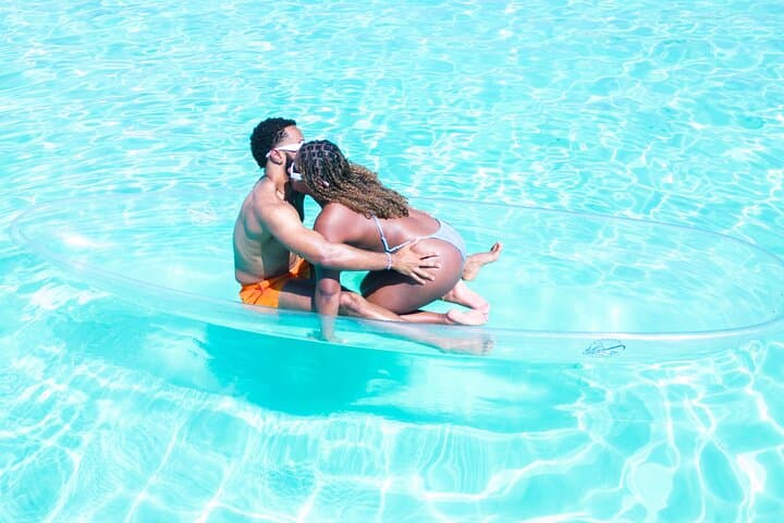 Couples Clear Kayak PhotoShoot Grand Turk Island